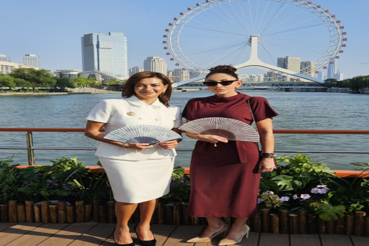 Mehriban Aliyeva prend part à une excursion en bateau avec les épouses des chefs d'État et de gouvernement participant à la réunion au format « OCS plus »