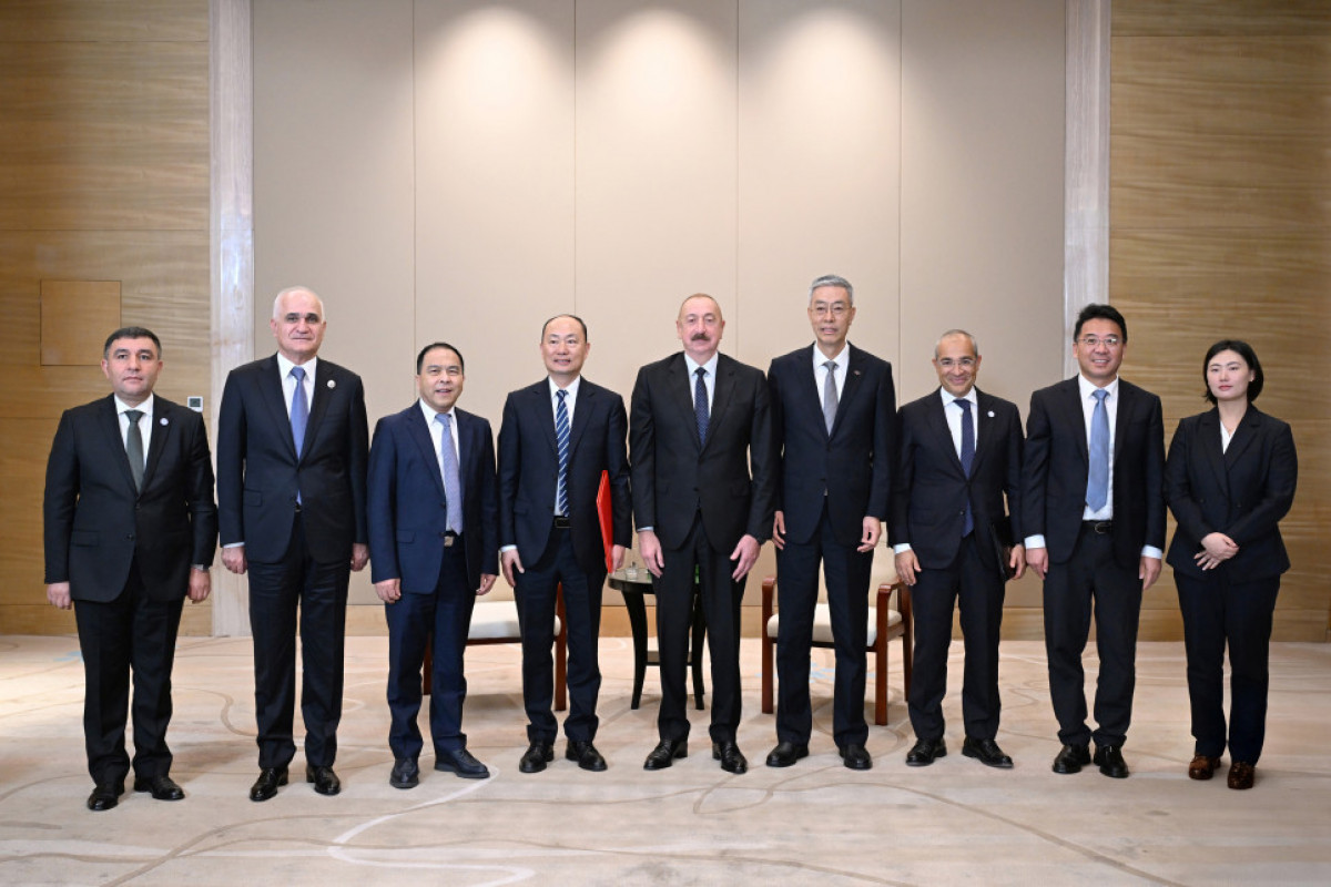 Le président azerbaïdjanais s’entretient avec le président de la China National Chemical Engineering Group Corporation (CNCEC)