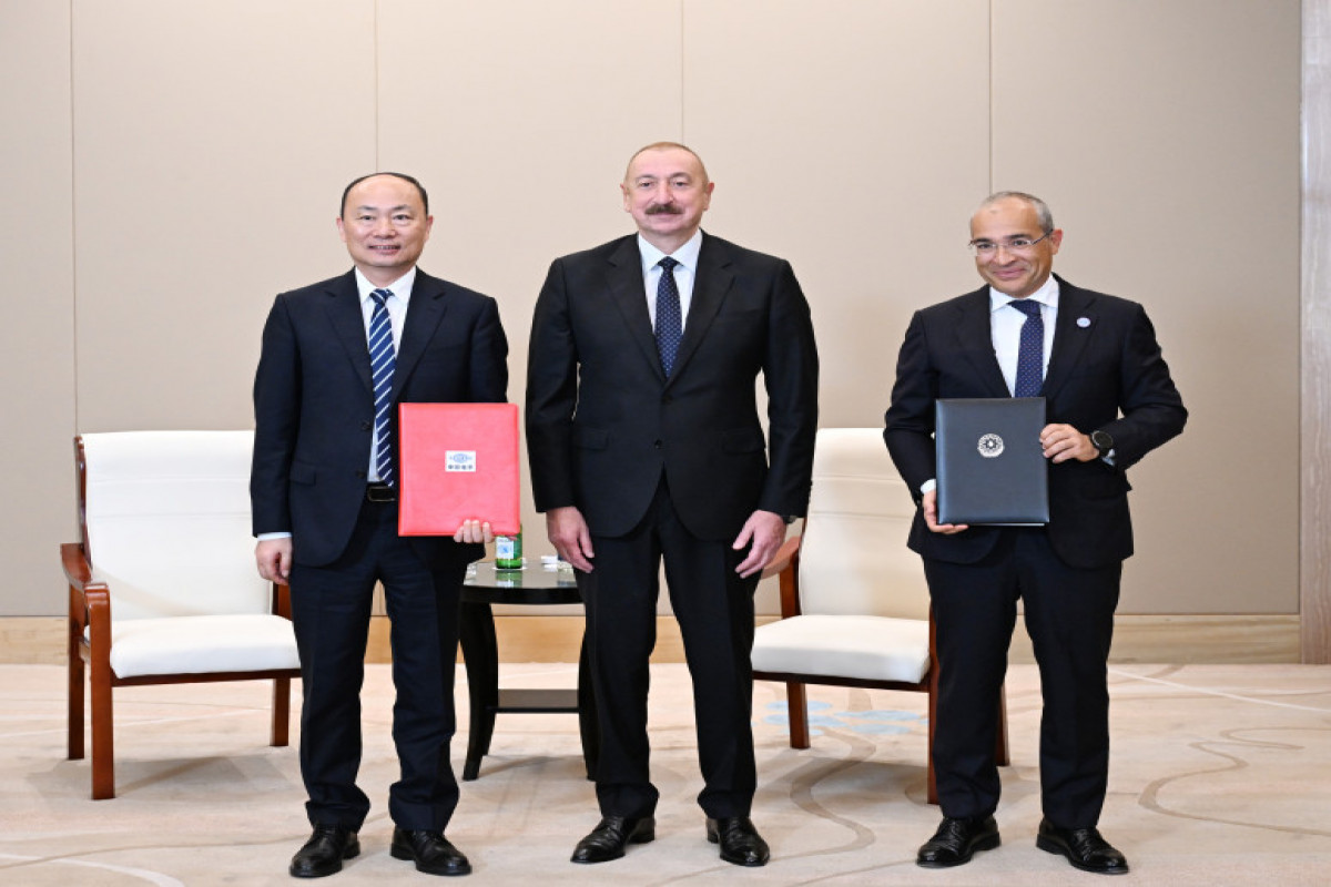 Le président azerbaïdjanais s’entretient avec le président de la China National Chemical Engineering Group Corporation (CNCEC)