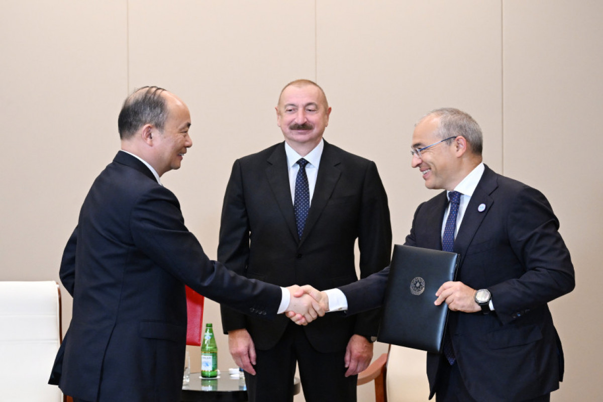 Le président azerbaïdjanais s’entretient avec le président de la China National Chemical Engineering Group Corporation (CNCEC)