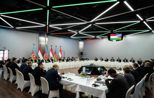 Réunion de la commission de coopération économique azerbaïdjano-hongroise