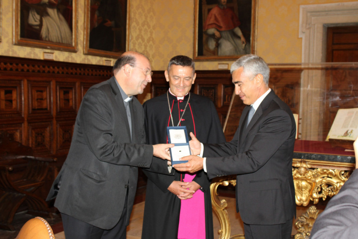 La Fondation Heydar Aliyev signe un mémorandum avec la Bibliothèque apostolique et les Archives apostoliques du Vatican