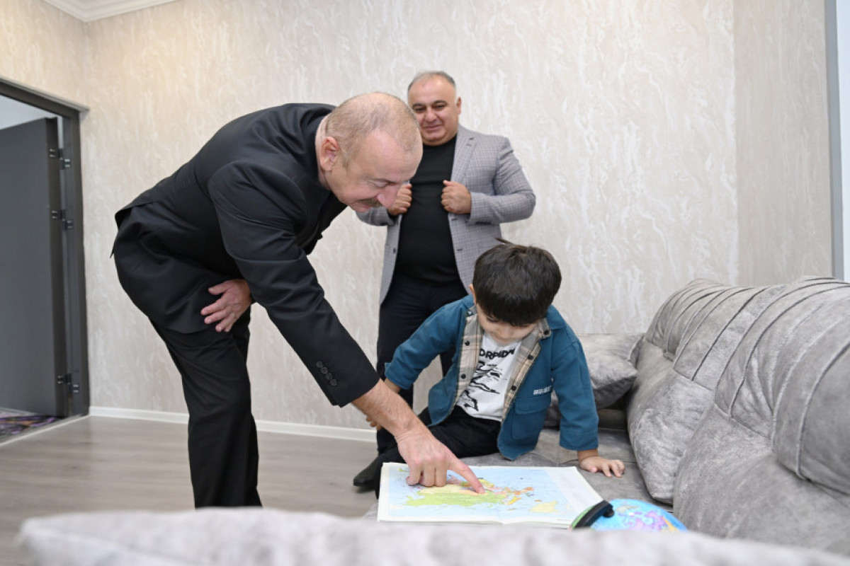 Le président azerbaïdjanais visite le village de Chouchakend de la région de Khodjaly