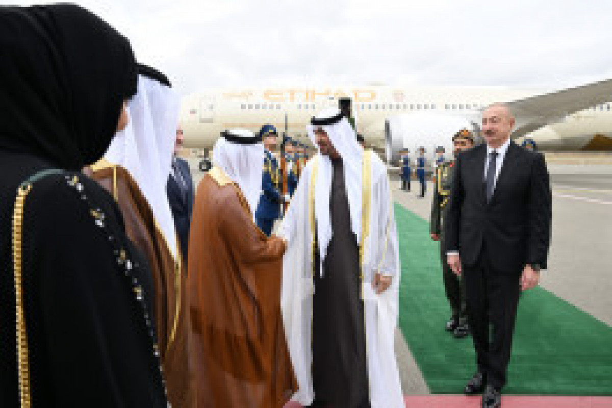 Le président des EAU est en visite officielle en Azerbaïdjan