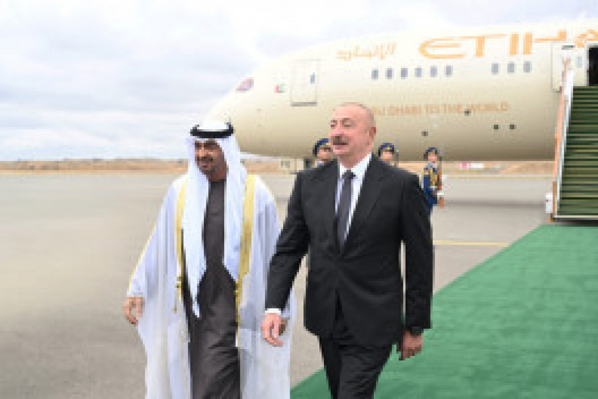 Le président des EAU est en visite officielle en Azerbaïdjan