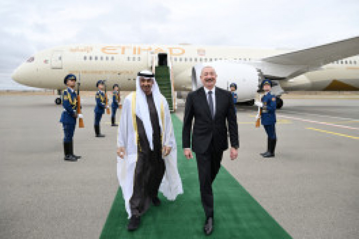 Le président des EAU est en visite officielle en Azerbaïdjan