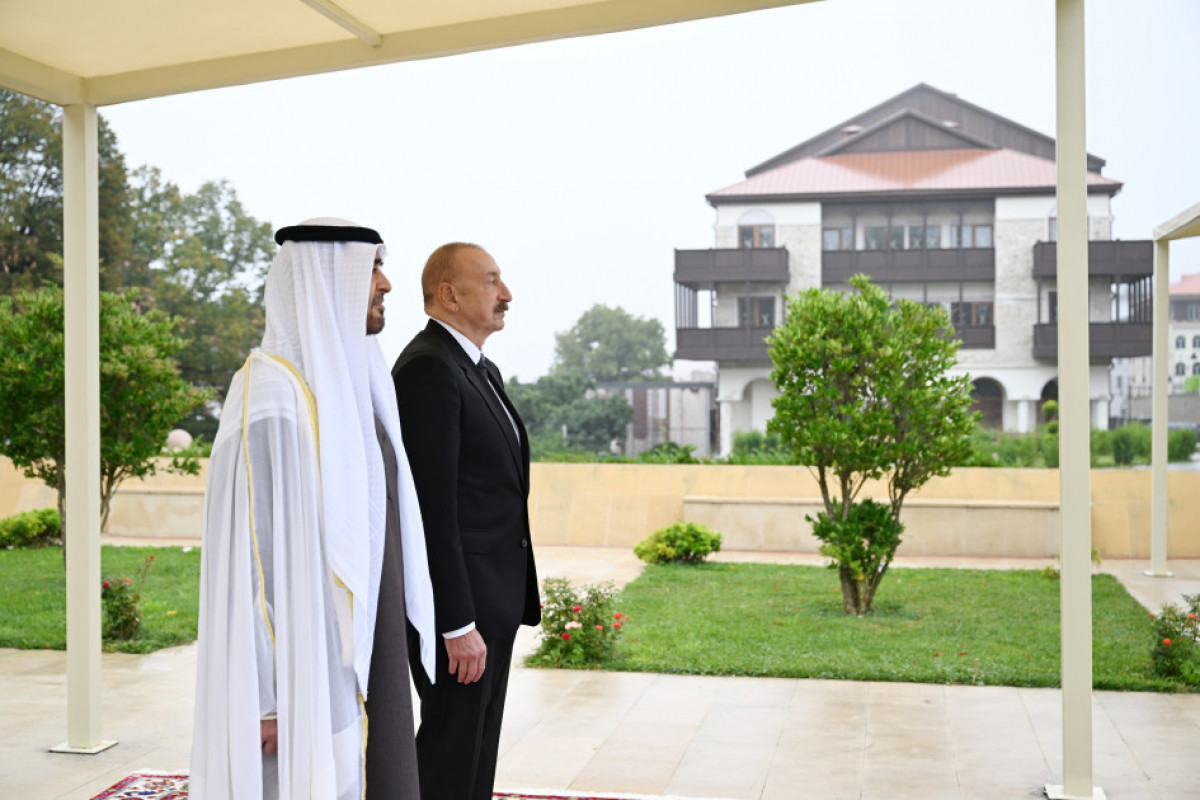 Cérémonie d’accueil officiel du président des Emirats arabes unis à Choucha