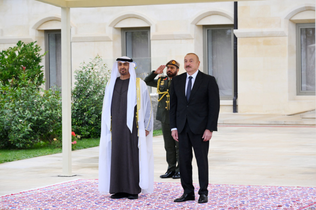Cérémonie d’accueil officiel du président des Emirats arabes unis à Choucha