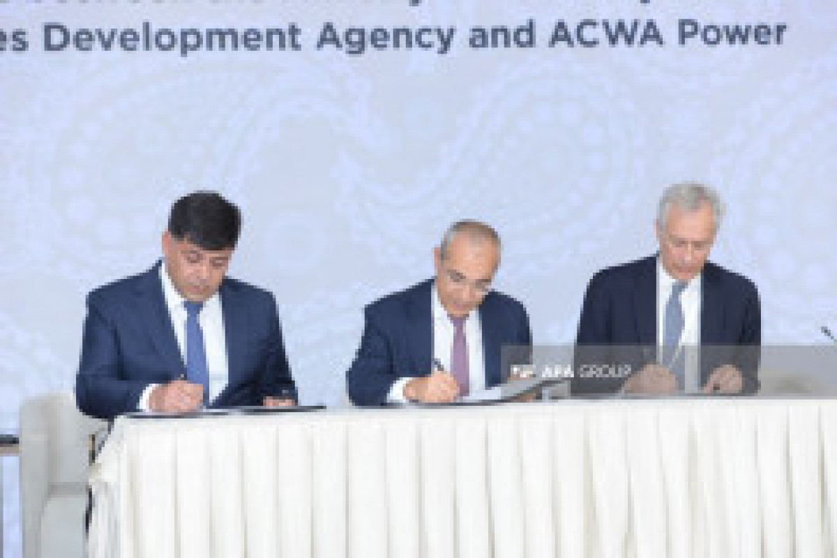 Signature d'un accord de partenariat public-privé pour la construction d'une usine de dessalement en mer Caspienne - Photo 