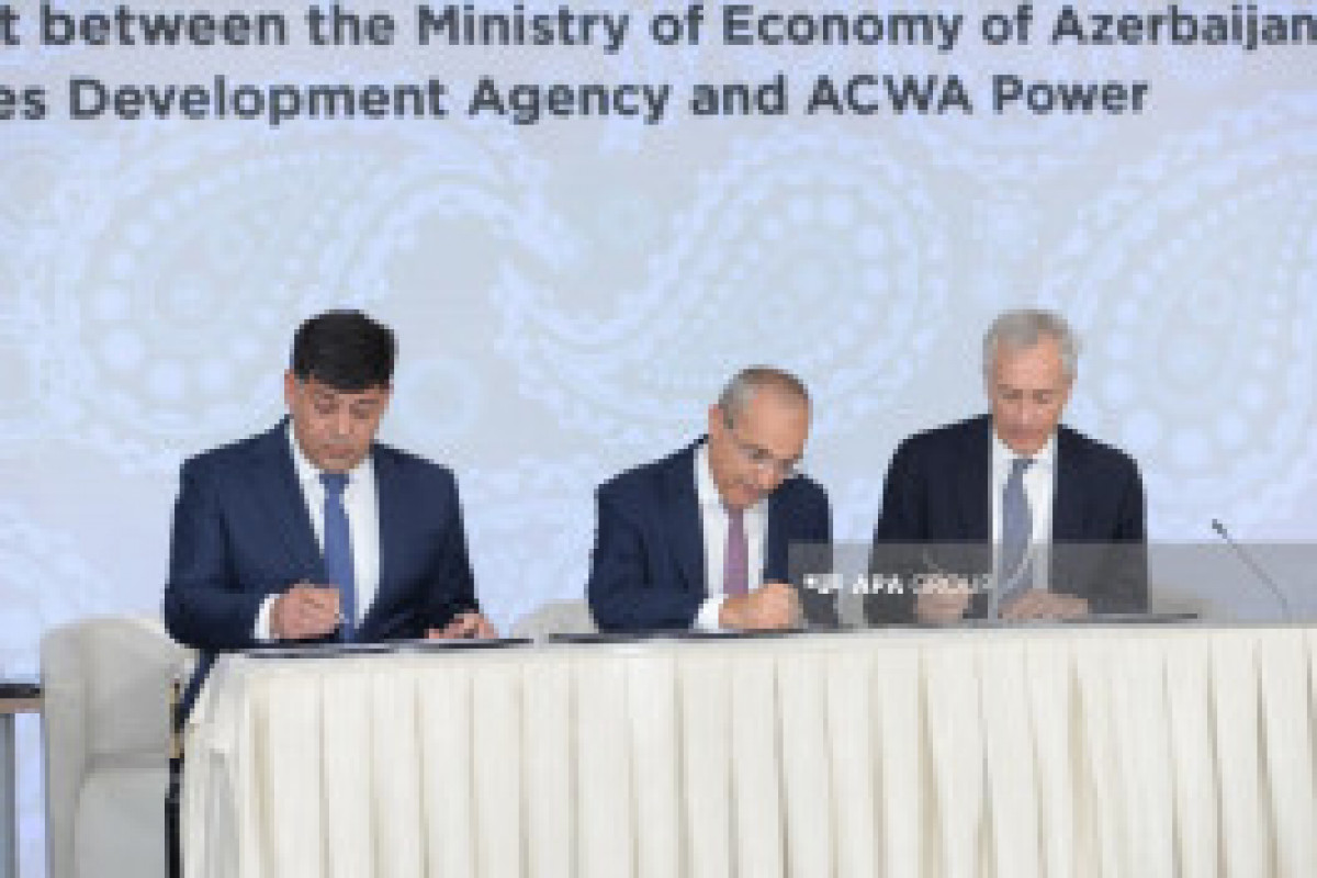 Signature d'un accord de partenariat public-privé pour la construction d'une usine de dessalement en mer Caspienne - Photo 