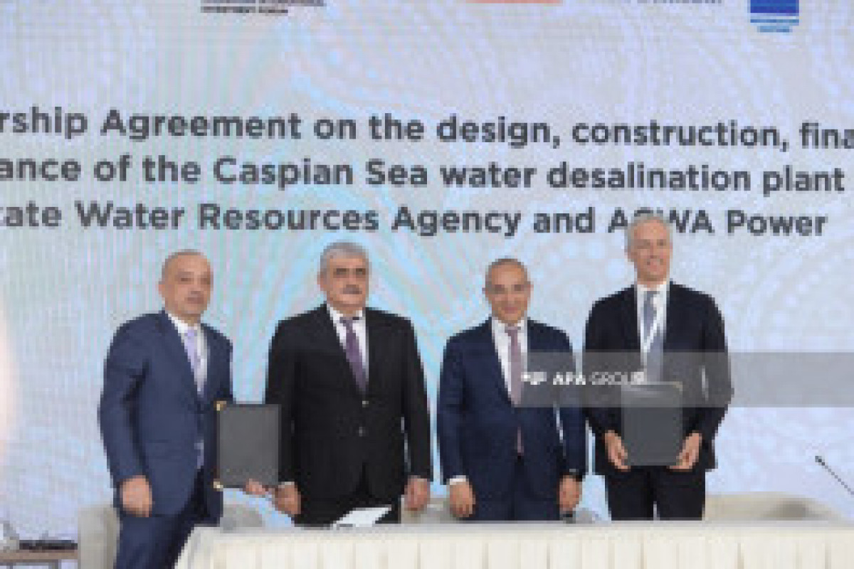 Signature d'un accord de partenariat public-privé pour la construction d'une usine de dessalement en mer Caspienne - Photo 