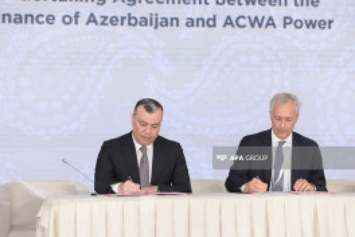 Signature d'un accord de partenariat public-privé pour la construction d'une usine de dessalement en mer Caspienne - Photo 