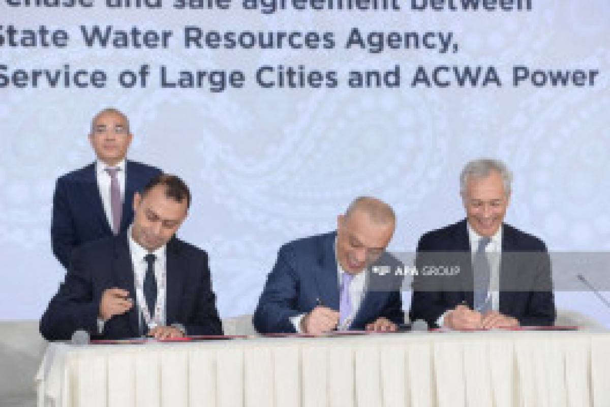 Signature d'un accord de partenariat public-privé pour la construction d'une usine de dessalement en mer Caspienne - Photo 