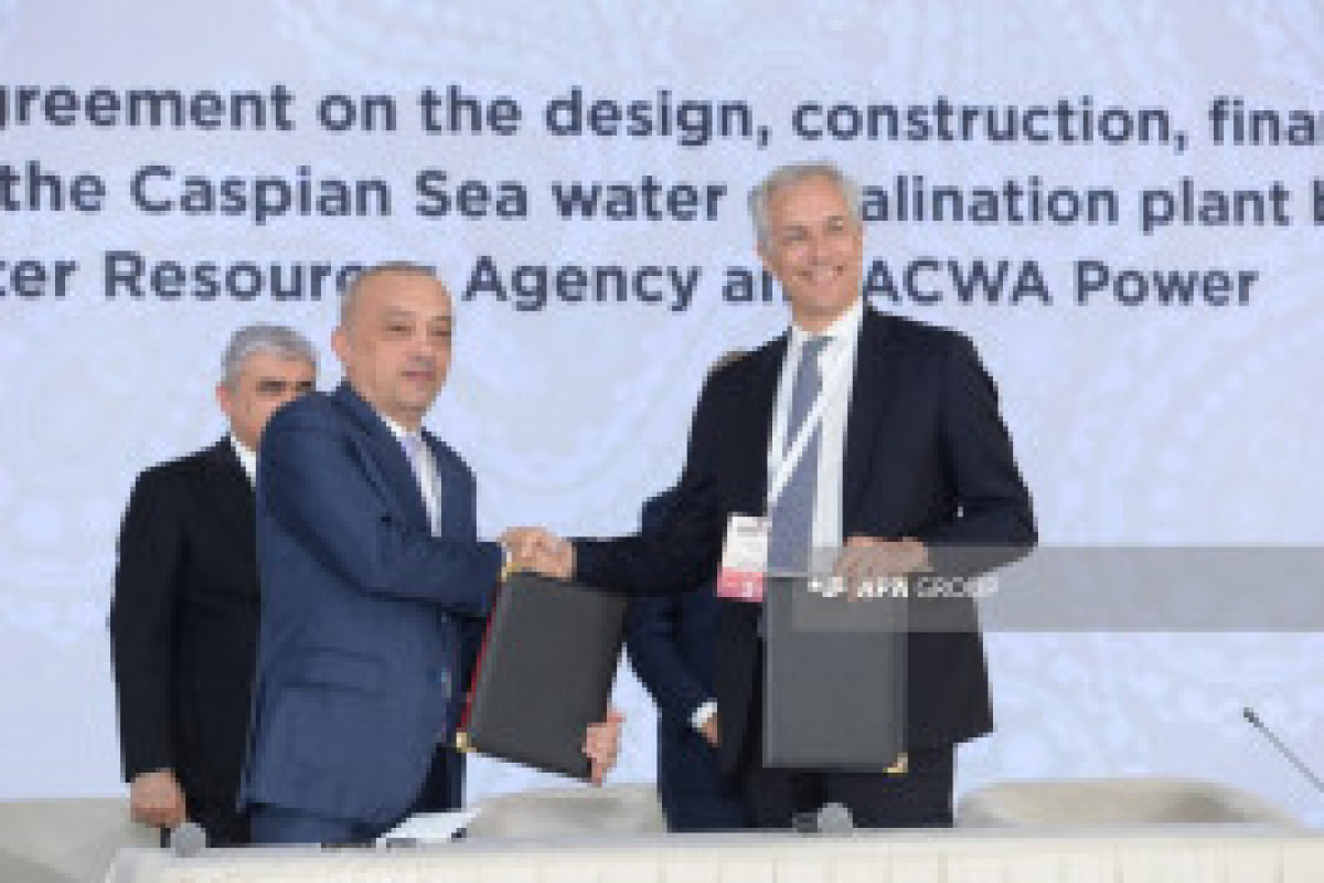 Signature d'un accord de partenariat public-privé pour la construction d'une usine de dessalement en mer Caspienne - Photo 