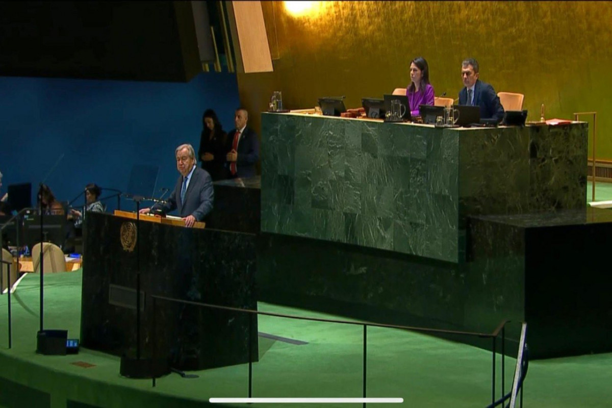 Guterres qualifie d’avancée positive la signature de l’accord de paix entre l’Azerbaïdjan et l’Arménie