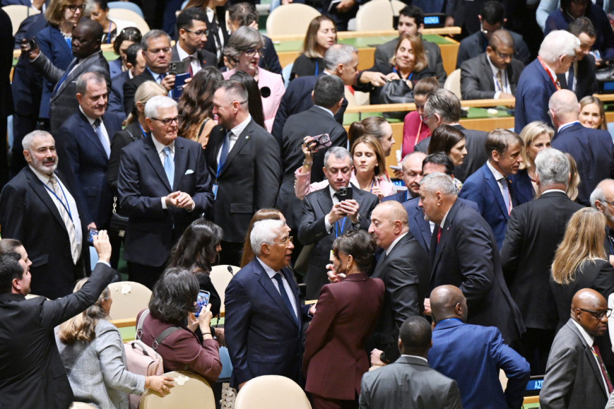 Le président Ilham Aliyev et son épouse Mehriban Aliyeva assistent au débat général de la 80ᵉ session de l’Assemblée générale de l’ONU