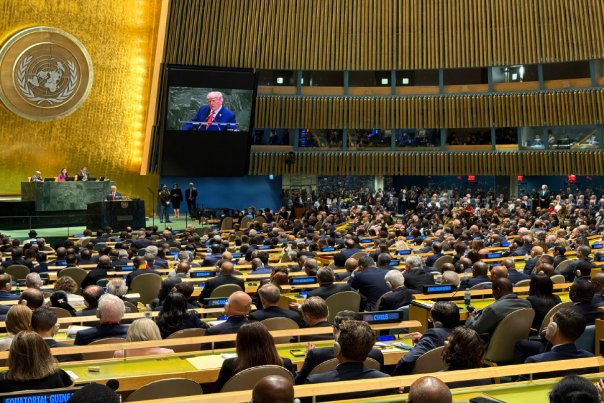 Le président Ilham Aliyev et son épouse Mehriban Aliyeva assistent au débat général de la 80ᵉ session de l’Assemblée générale de l’ONU