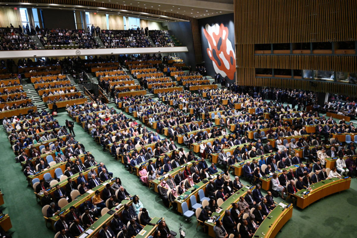 Le président Ilham Aliyev et son épouse Mehriban Aliyeva assistent au débat général de la 80ᵉ session de l’Assemblée générale de l’ONU