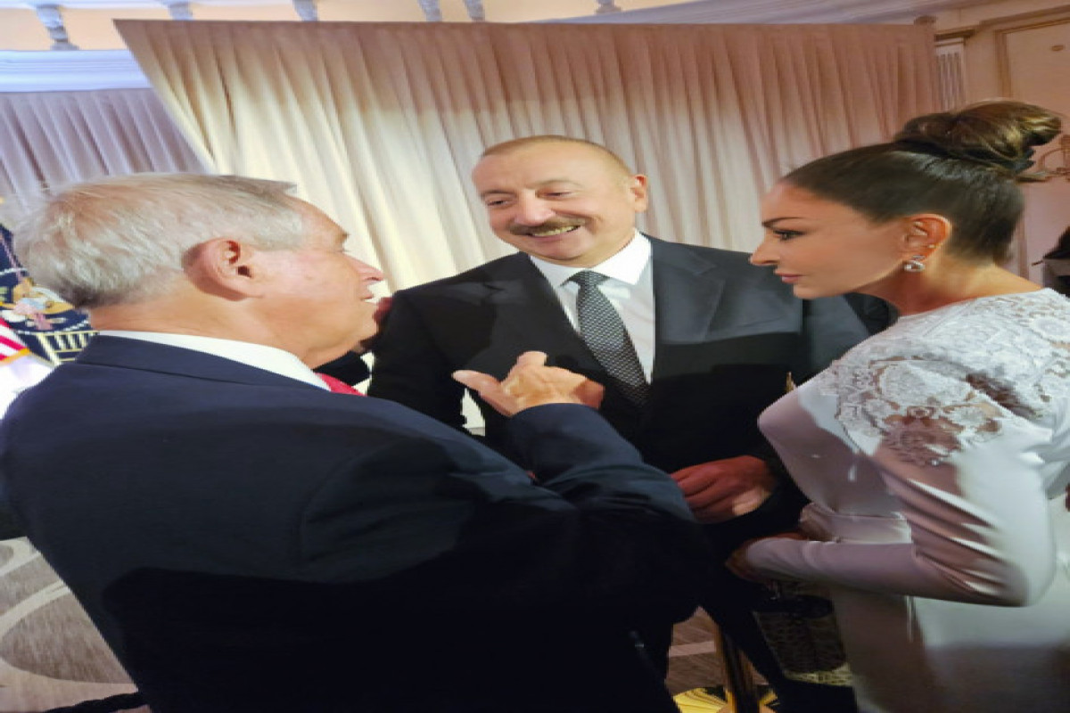 Le président Ilham Aliyev et son épouse Mehriban Aliyeva assistent à une réception officielle organisée à l’occasion de la 80ᵉ session de l’Assemblée générale de l’ONU