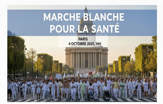 Une marche blanche à Paris le 4 octobre pour dénoncer la dégradation du système de santé
