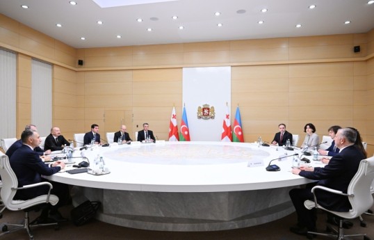 Président Ilham Aliyev a eu une rencontre en tête-à-tête avec Kobakhidze