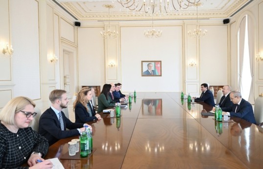Président Ilham Aliyev a reçu la Première ministre de Lituanie