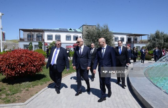 Les participants à la réunion de la Commission intergouvernementale d’État Azerbaïdjan–Russie ont visité le village d’Agali et s’en sont familiarisés -PHOTO 