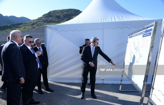 Chahin Mustafayev : le pont d’Aghband sera mis en service dans un avenir proche -PHOTO 