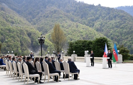 Président : l’Azerbaïdjan et la République tchèque sont des partenaires très fiables dans le secteur de l’énergie