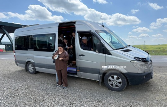 Le prochain convoi de réinstallation a pris la route au village de Khojavend