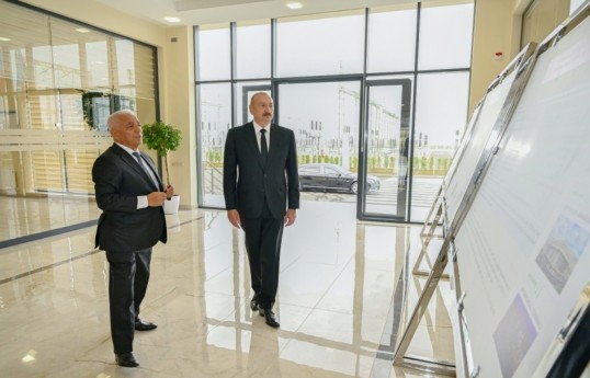 Le président Ilham Aliyev a participé à l’inauguration de la sous-station “Yeni Sangachal”