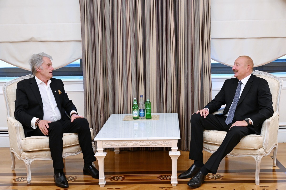 Iouchtchenko a déclaré avoir eu une rencontre sincère et substantielle avec le président Ilham Aliyev et a remercié le dirigeant azerbaïdjanais