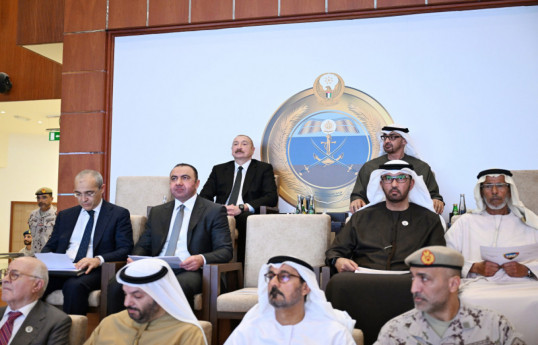Présidents de l’Azerbaïdjan et des Émirats arabes unis ont assisté à l’exercice « Bouclier de la paix – 2026 » à Abou Dhabi