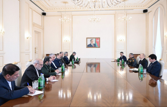 Le président Ilham Aliyev a reçu le ministre de la Défense de l’Iran