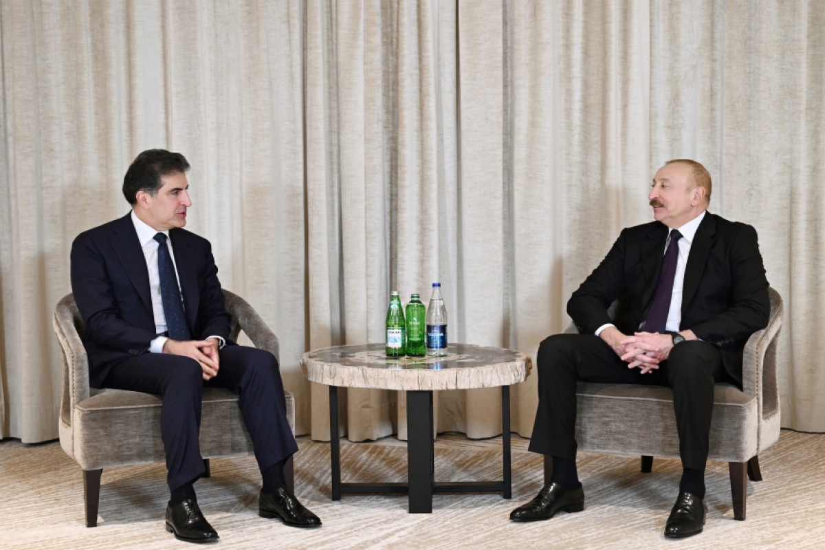 Le président Ilham Aliyev a rencontré à Munich le chef de la région du Kurdistan irakien
