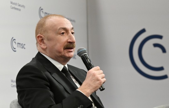Président : Une fois la paix obtenue, le corridor passant par l’Azerbaïdjan vers l’Arménie, puis en direction de l’Europe, a un très grand potentiel