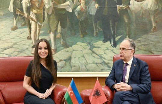 Leyla Aliyeva a rencontré le président de l’Albanie, Bayram Begaj, à Tirana