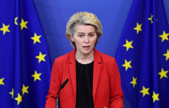 Ursula von der Leyen s’est rendue à Kiev à l’occasion de l’anniversaire de la guerre
