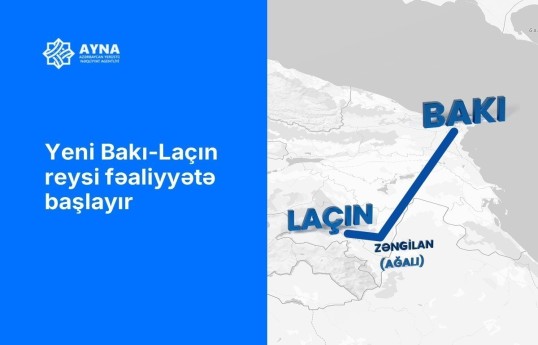Le premier bus sur la ligne Bakou–Lachin est parti