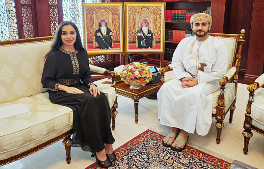 Leyla Aliyeva a rencontré le prince héritier du sultanat d’Oman à Mascate