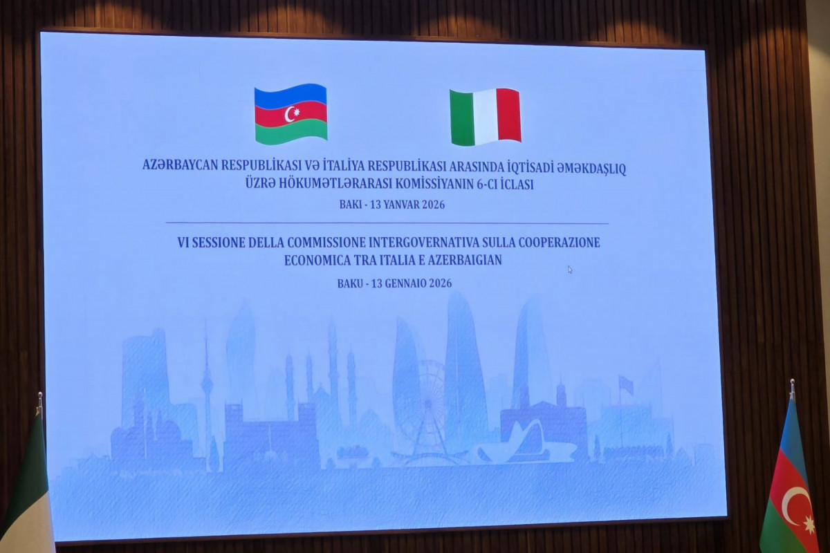 La VIe réunion de la Commission intergouvernementale Azerbaïdjan–Italie se tient à Bakou
