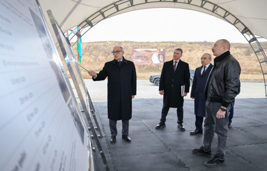 Le Président s’est familiarisé avec les activités du Complexe de traitement du minerai « Damirli » à Aghdara -ACTUALISÉ 