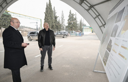 Le président Ilham Aliyev s’est familiarisé avec le plan directeur de la ville d’Aghdara