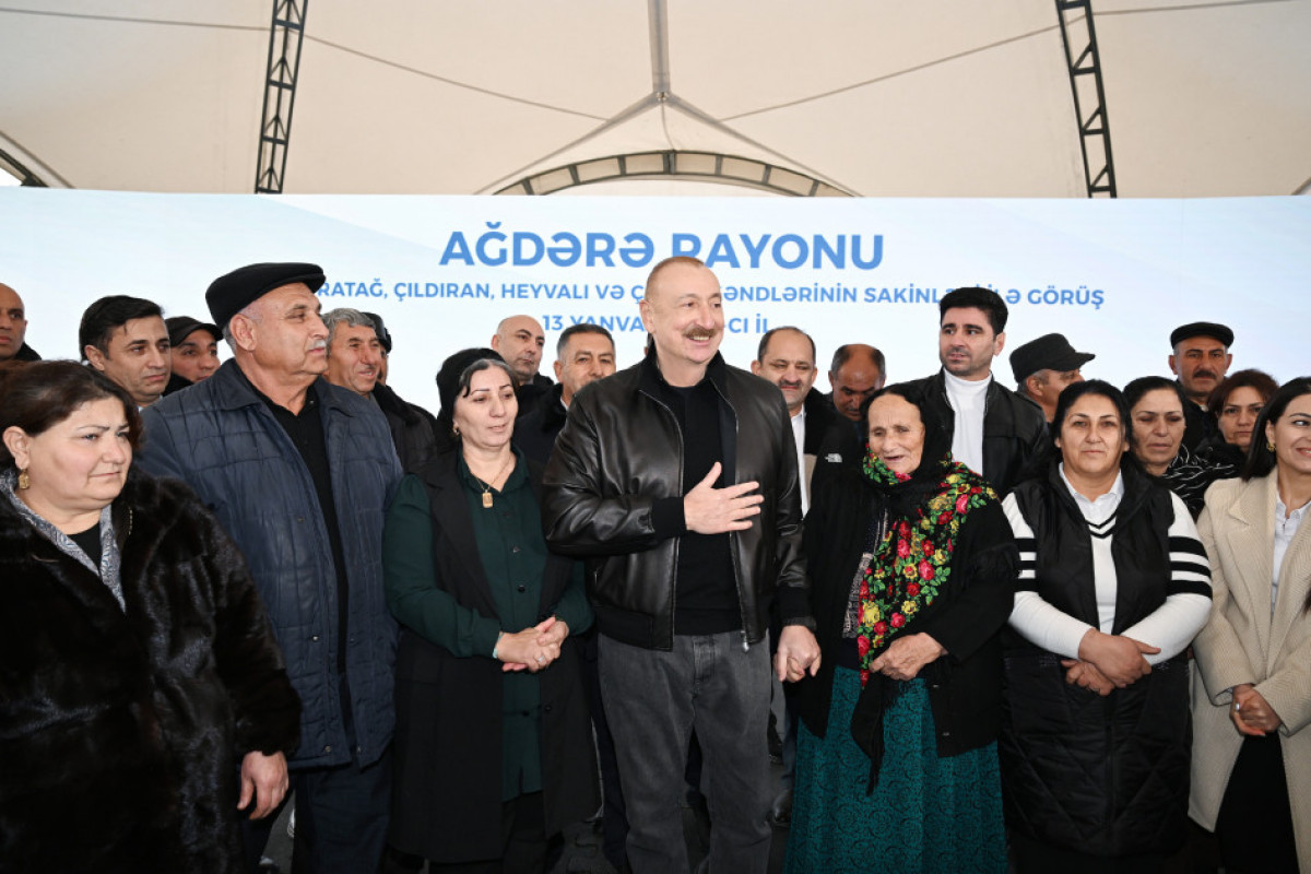 Le président a partagé une publication concernant sa rencontre avec les habitants d’Aghdara