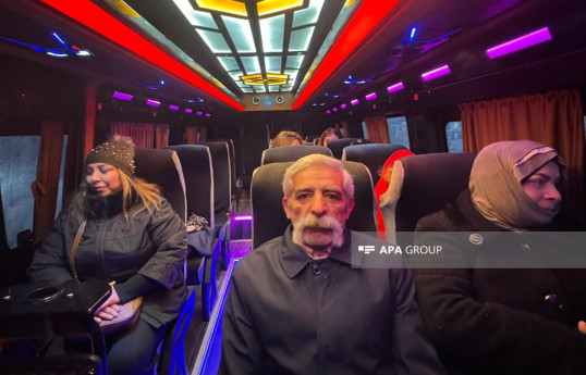 La première caravane de réinstallation a été expédiée vers la ville de Khankendi -PHOTO 