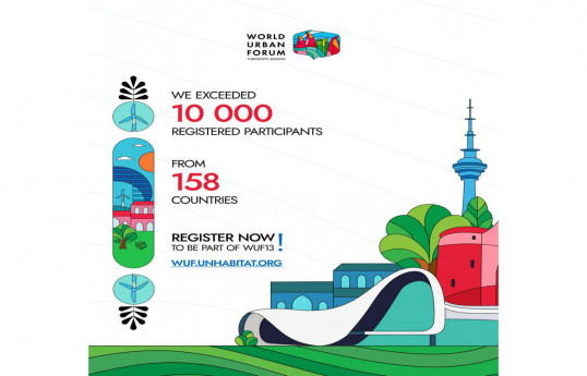 Plus de 10 000 participants se sont inscrits pour participer au WUF13 qui se tiendra à Bakou