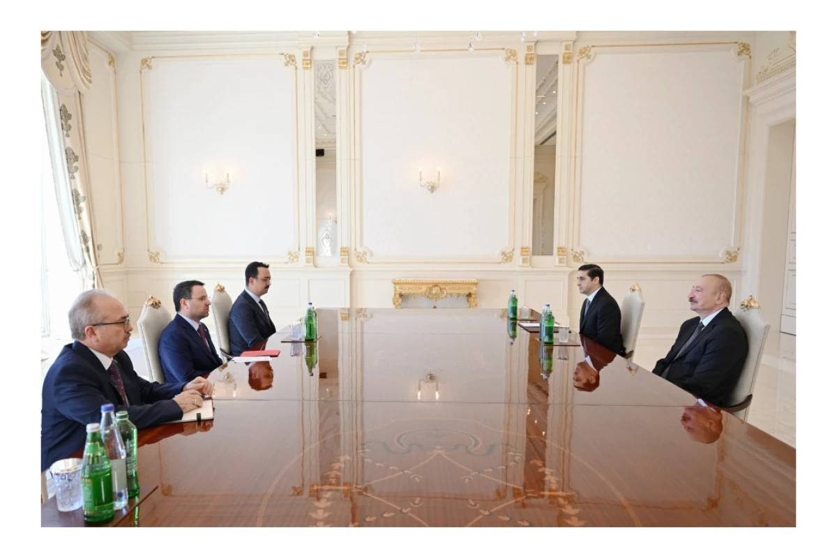 Président Ilham Aliyev a reçu le ministre de la Justice de la Turquie -<span class="red_color">PHOTO