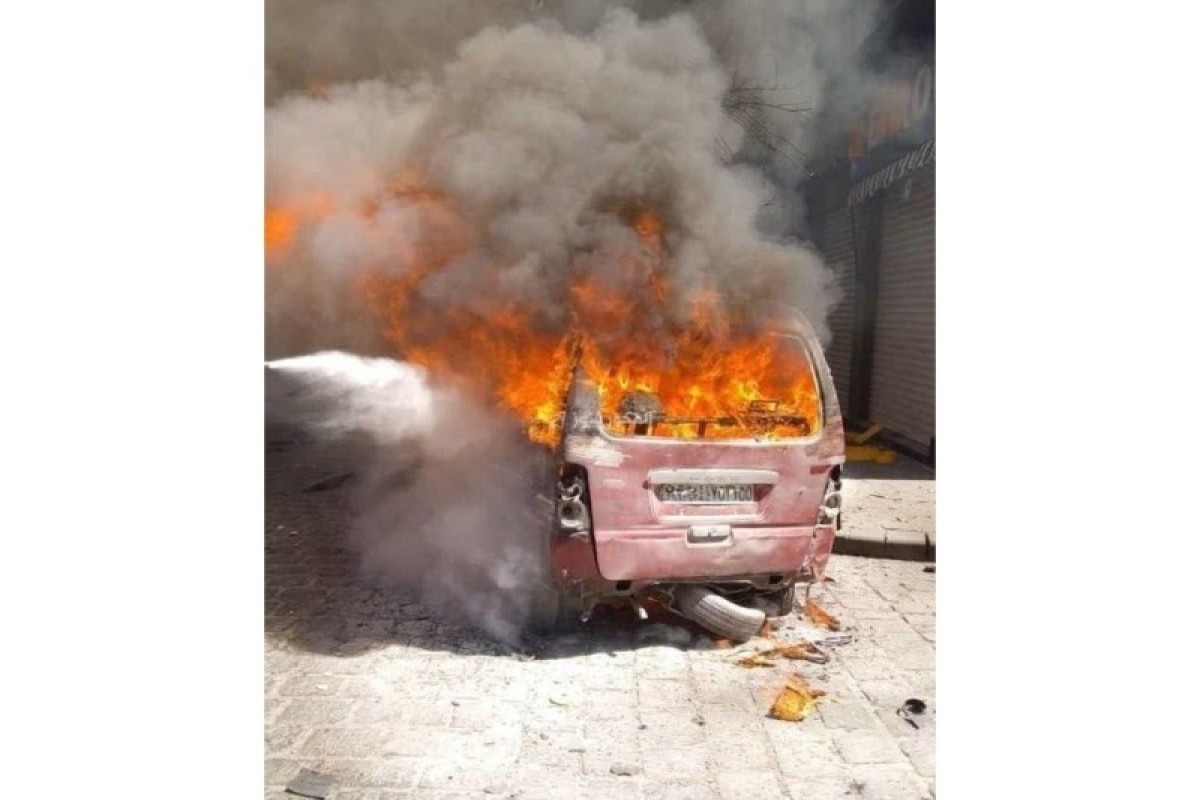Syrie : les images des explosions survenues à côté de l’hôtel d’Emmanuel Macron à Damas
