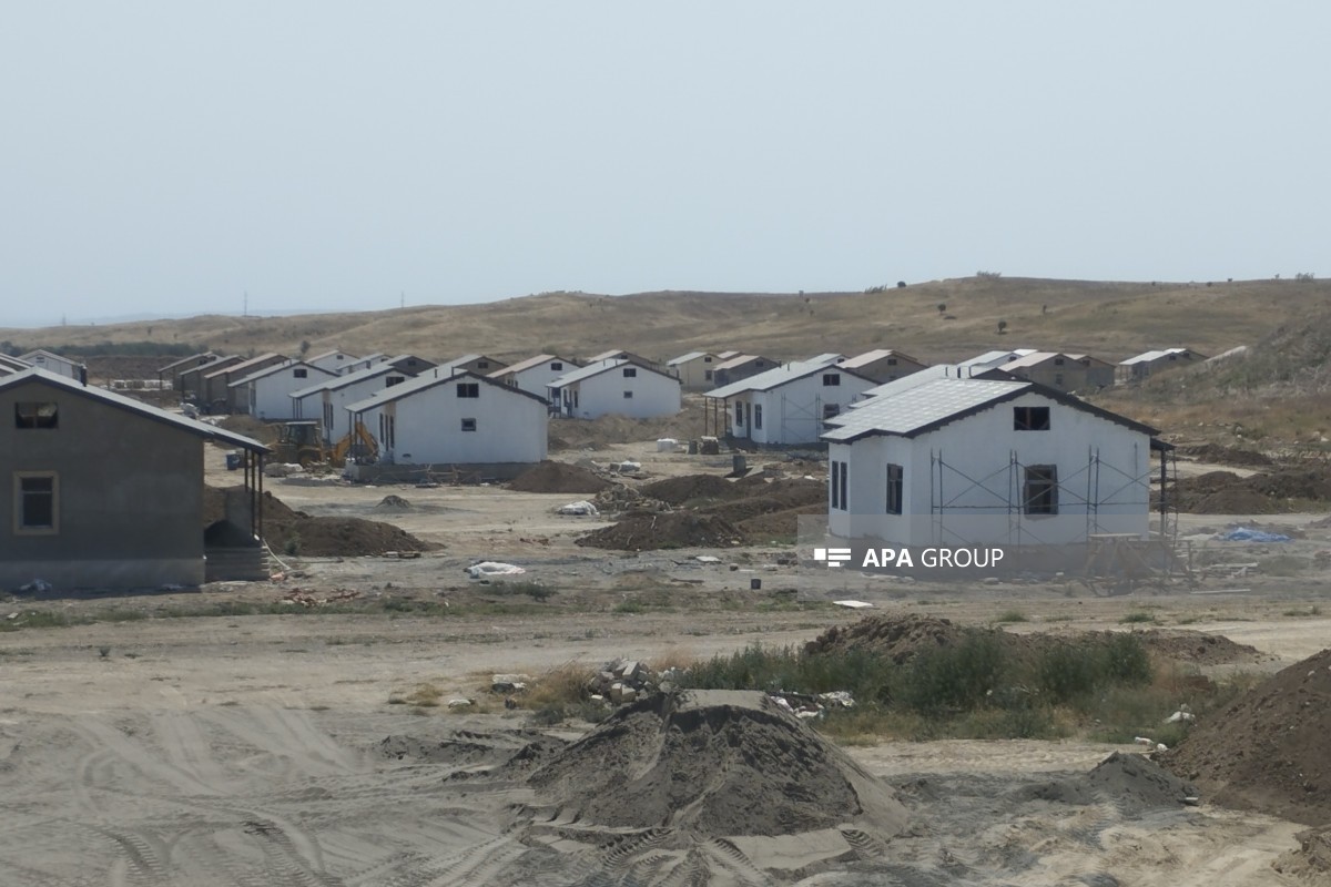 Dans une première phase, 280 familles seront réinstallées dans le village de Pirahmadli, dans le district de Fuzuli -PHOTO 