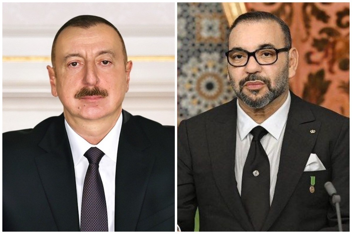 Président Ilham Aliyev a félicité le roi du Maroc